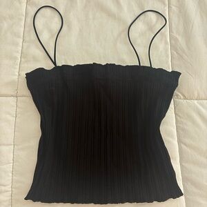 Better Be Black Ribbed Camisole
